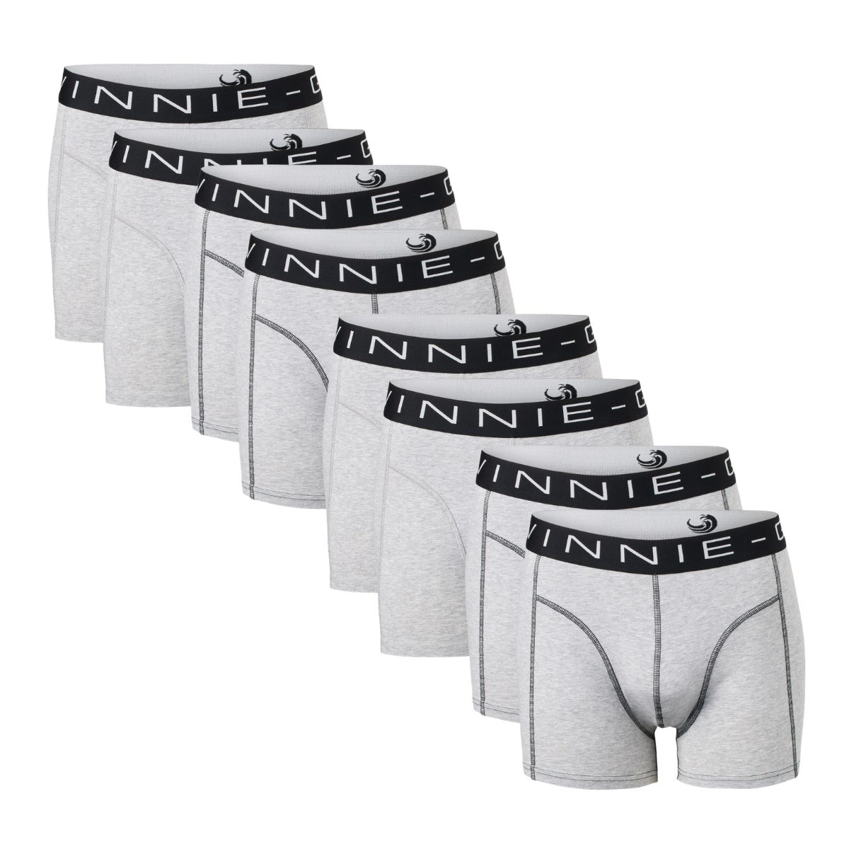 Vinnie-G Boxershorts 8-pack Grey Melange-XL
