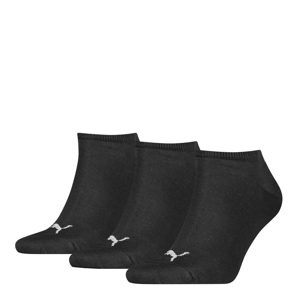 Puma sokken invisible zwart 3-pack-35-38