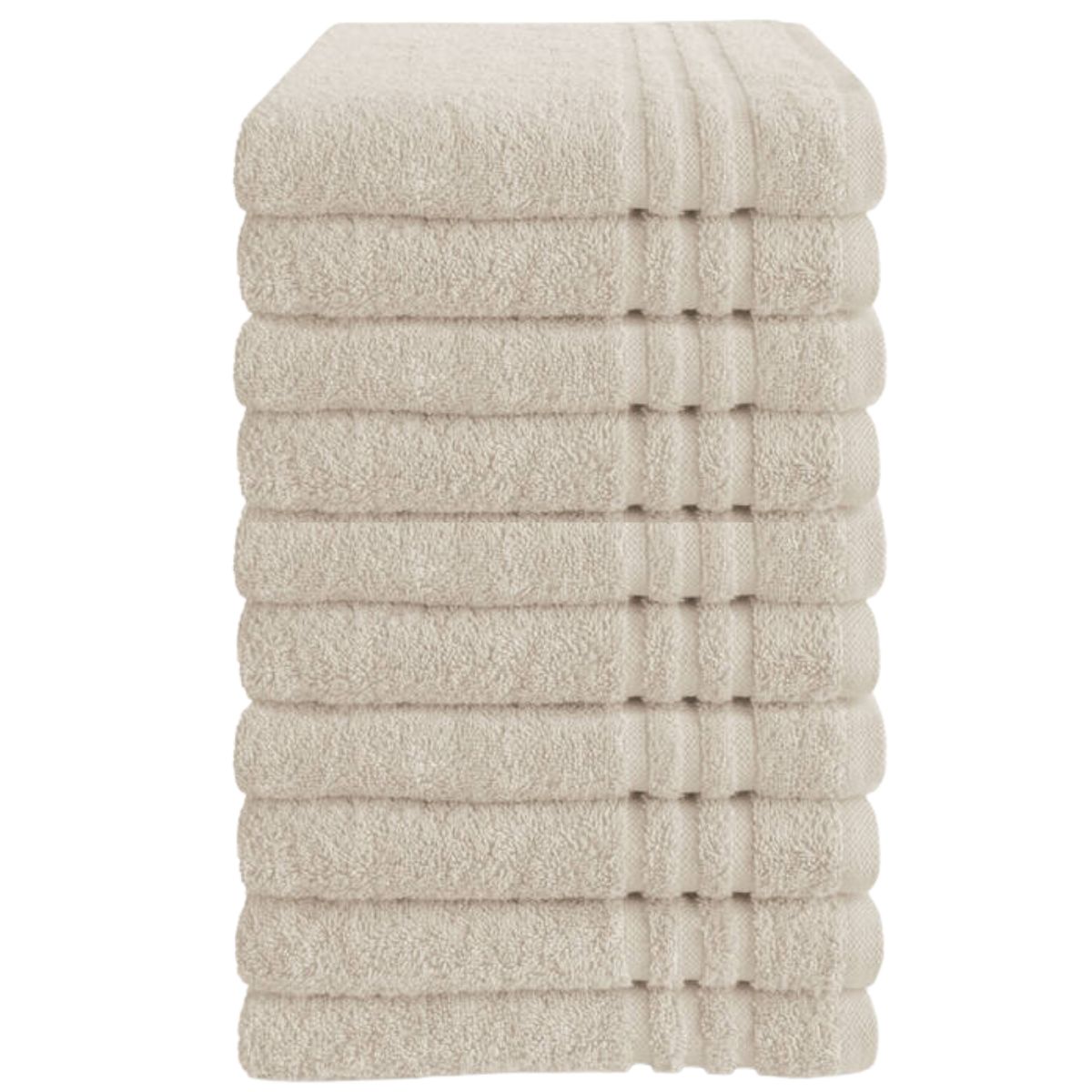 Byrklund Handdoek 50x100 cm 500gram Beige - 10 stuks