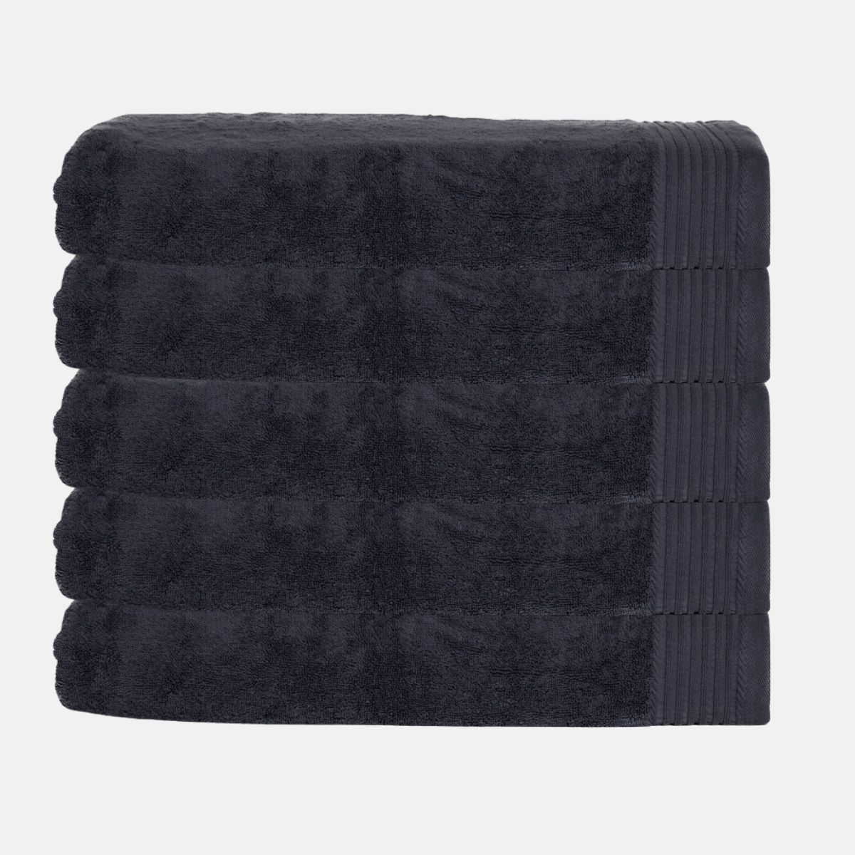 The One Handdoek Deluxe 50x100 550 gr Antraciet (5 stuks)