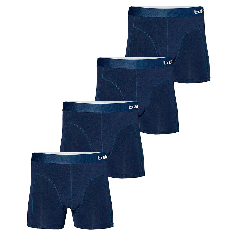 Apollo Boxershorts Heren Bamboo Basic Navy 4-pack-XL