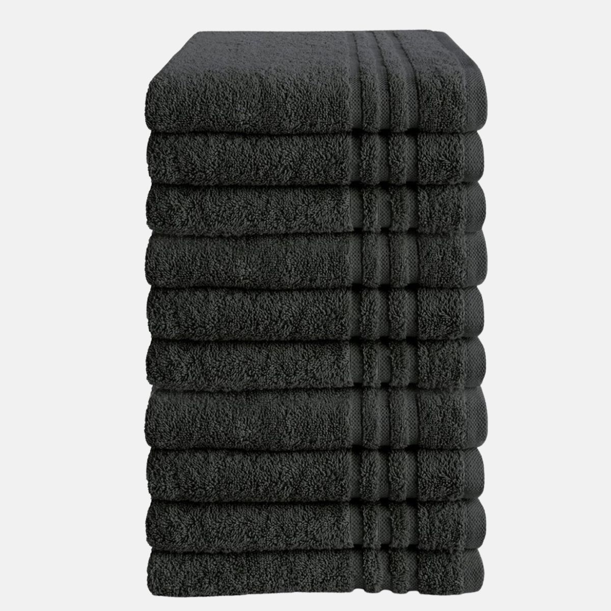 Byrklund Handdoek 50x100 cm 500gram Antraciet - 10 stuks