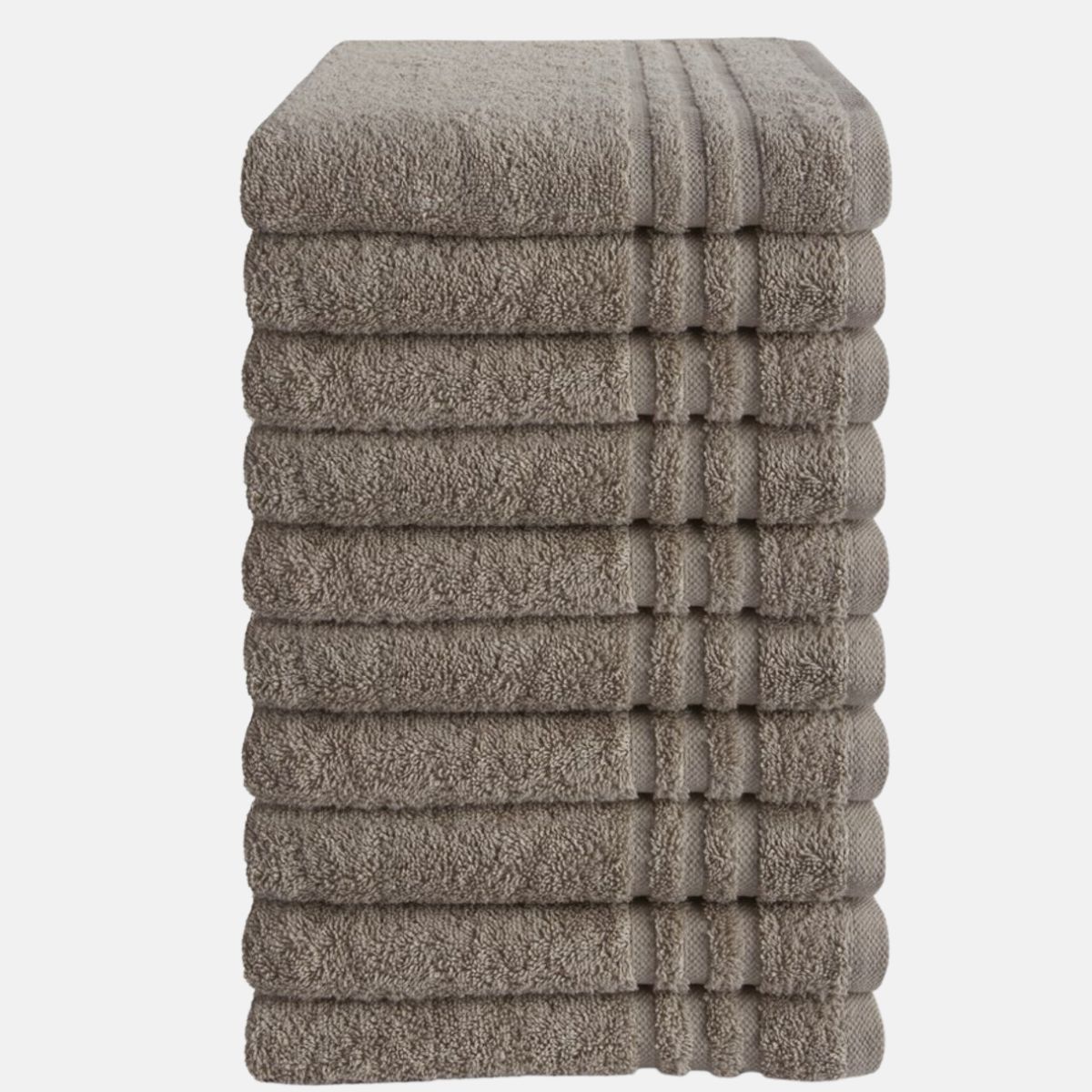Byrklund Handdoek 50x100 cm 500gram Taupe - 10 stuks
