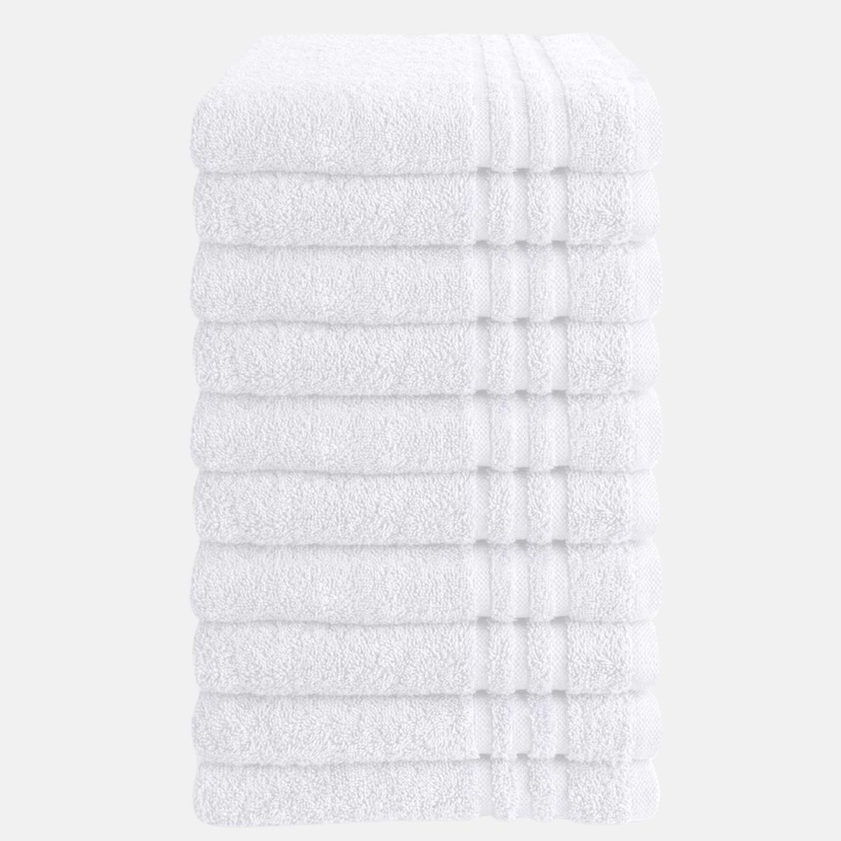 Byrklund Handdoek 50x100 cm 500gram Wit - 10 stuks
