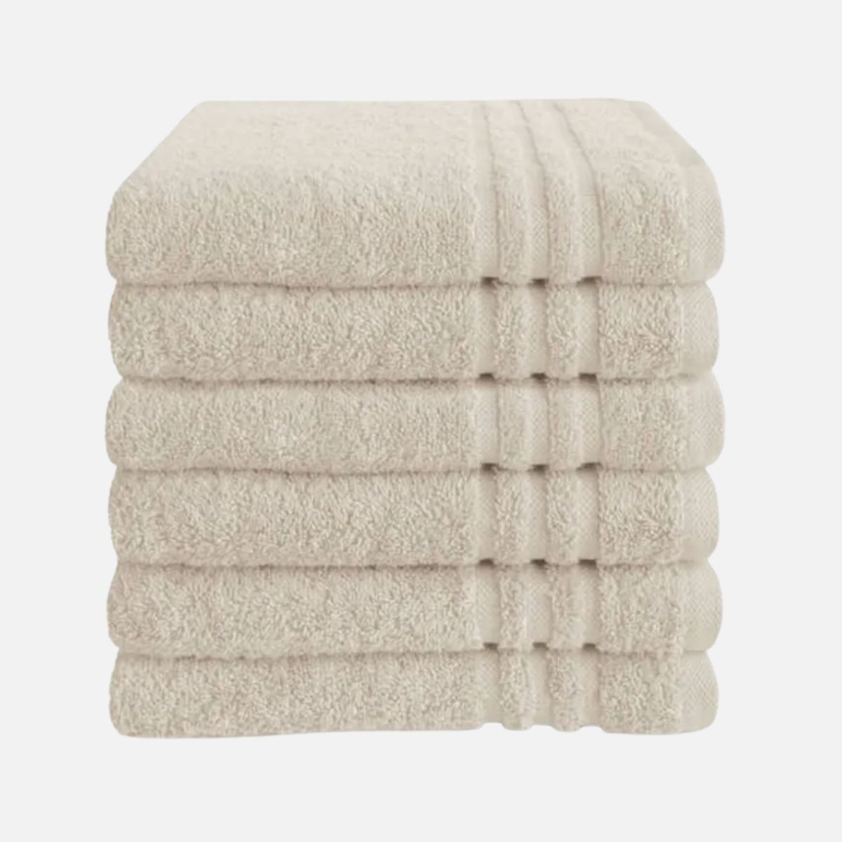 Byrklund Handdoek 50x100 cm 500gram Beige - 6 stuks