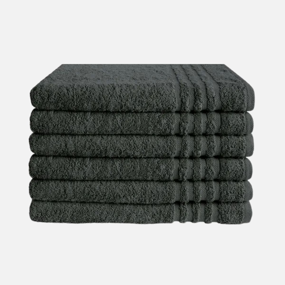 Byrklund Handdoek 70 x 140 cm 500gram Antraciet - 6 stuks
