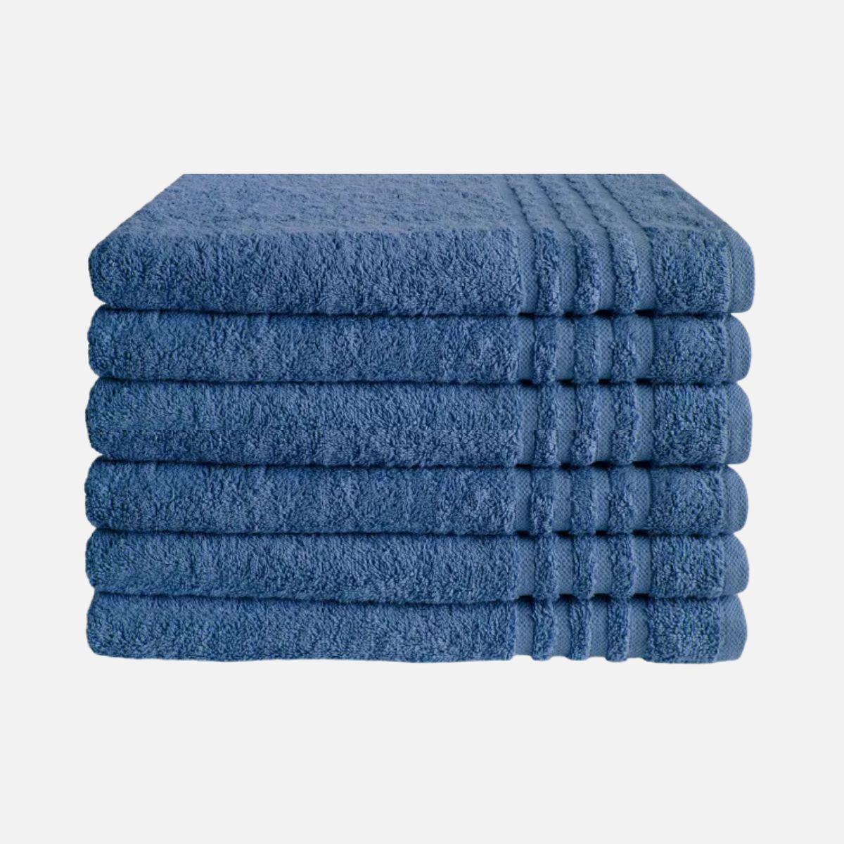 Byrklund Handdoek 70 x 140 cm 500gram Blauw - 6 stuks afbeelding 1