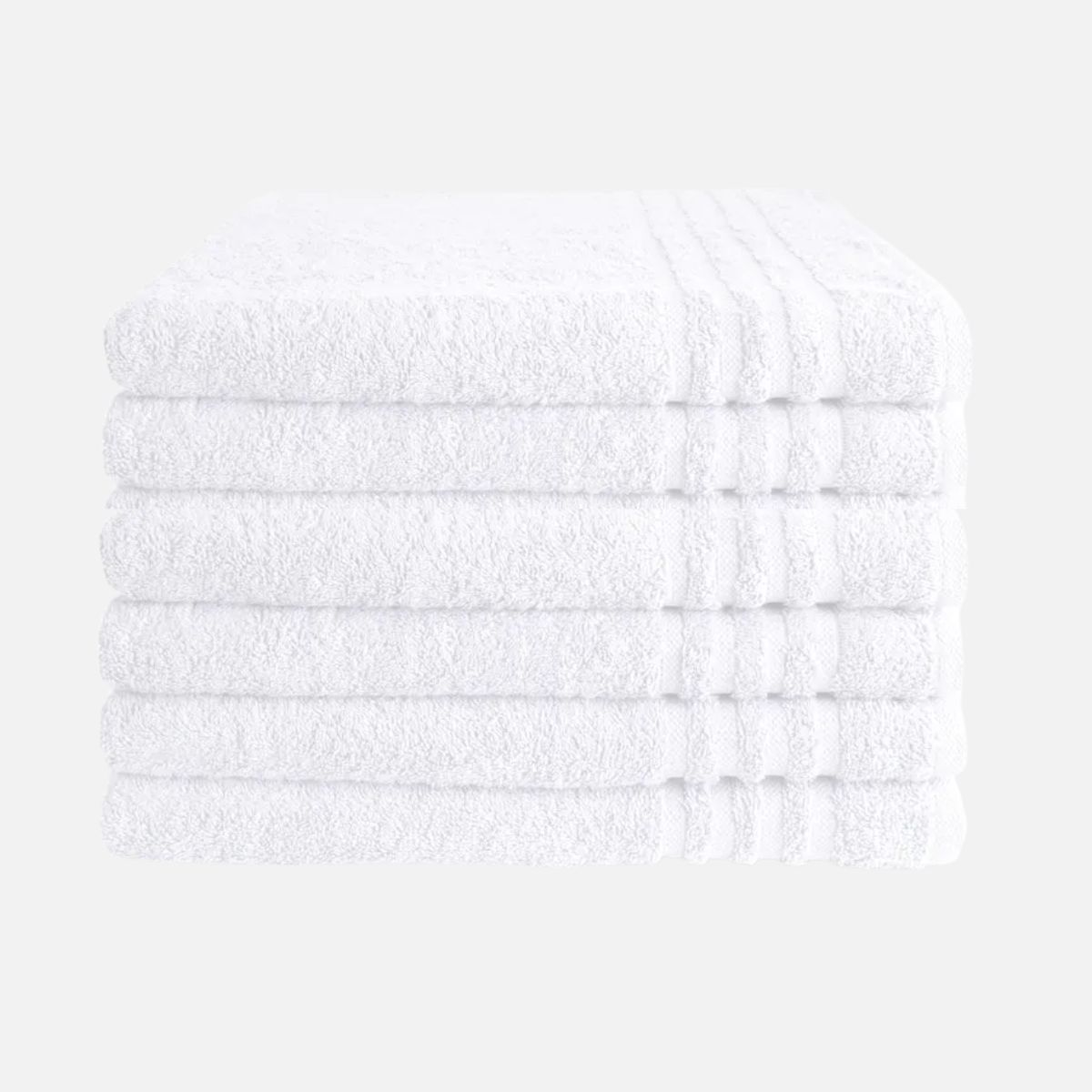 Byrklund Handdoek 70 x 140 cm 500gram Wit - 6 stuks