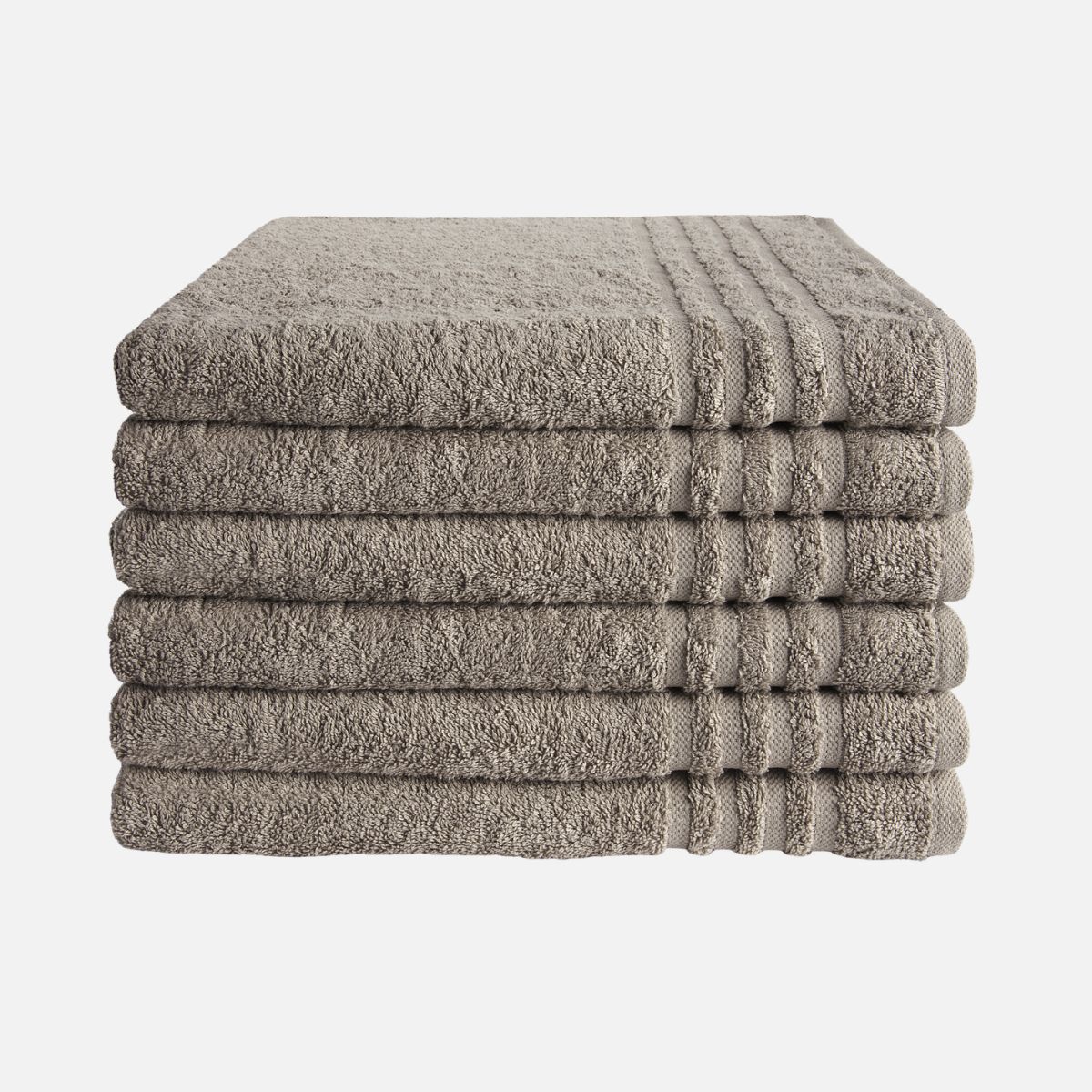 Byrklund Handdoek 70x140 cm 500gram Taupe - 6 stuks