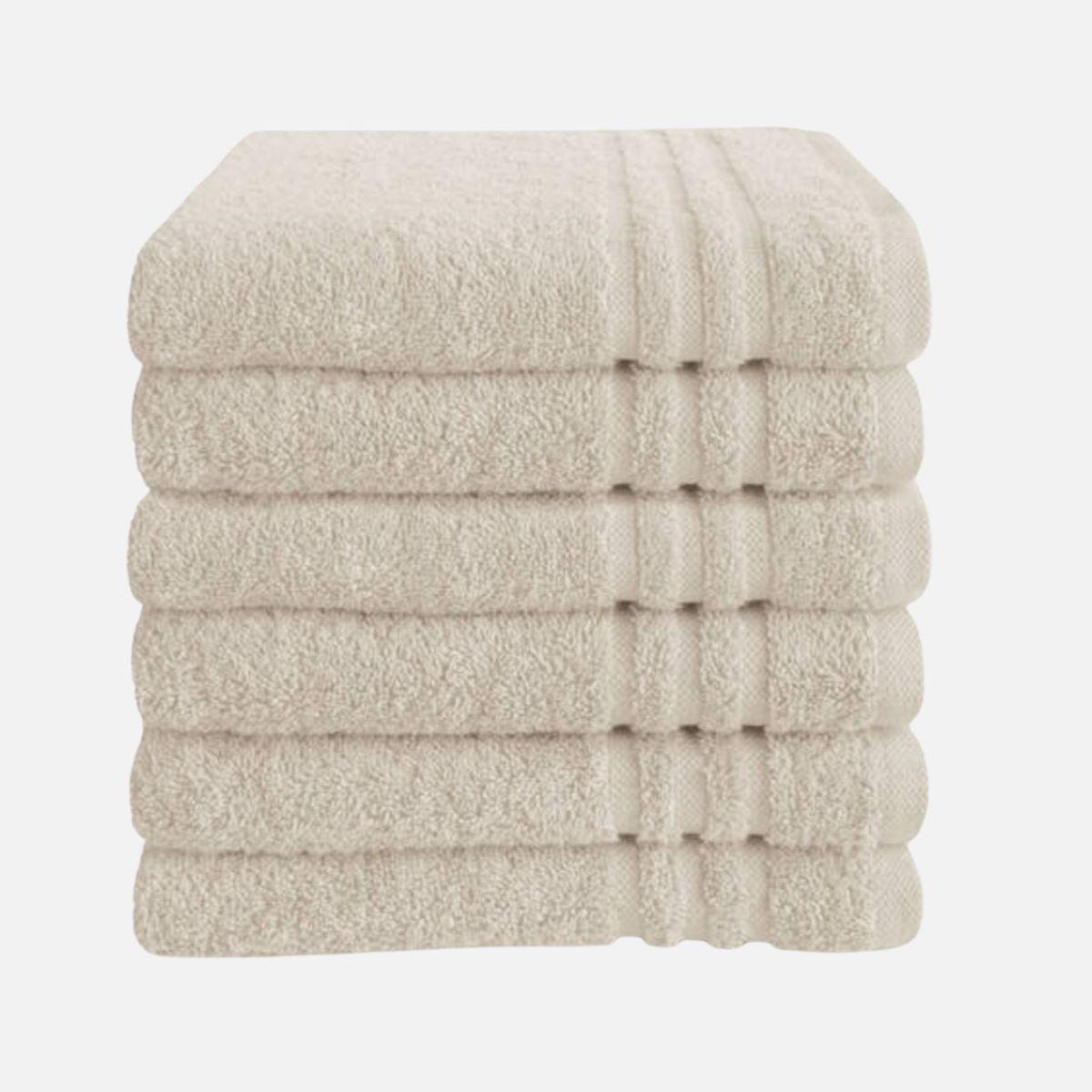 Byrklund Handdoek 70x140 cm 500gram Beige - 6 stuks