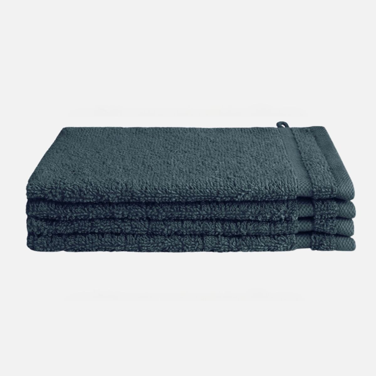 Byrklund Washand 16x21 cm 500gram Donkerblauw - 4 stuks