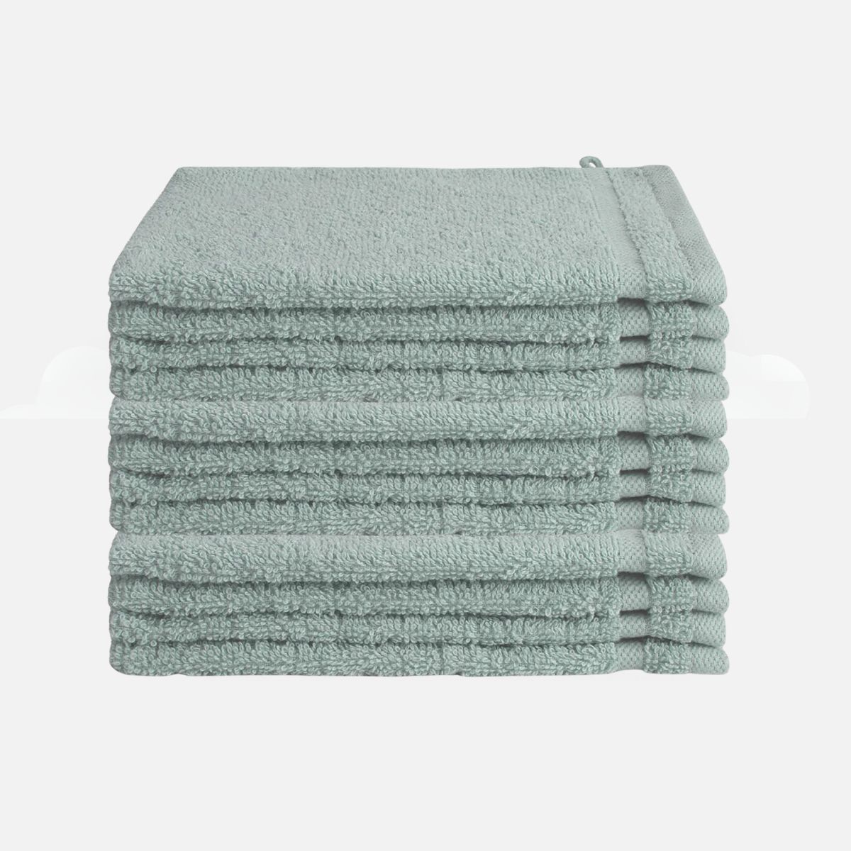 Byrklund Washand 16x21 cm 500gram Zeeblauw - 12 stuks
