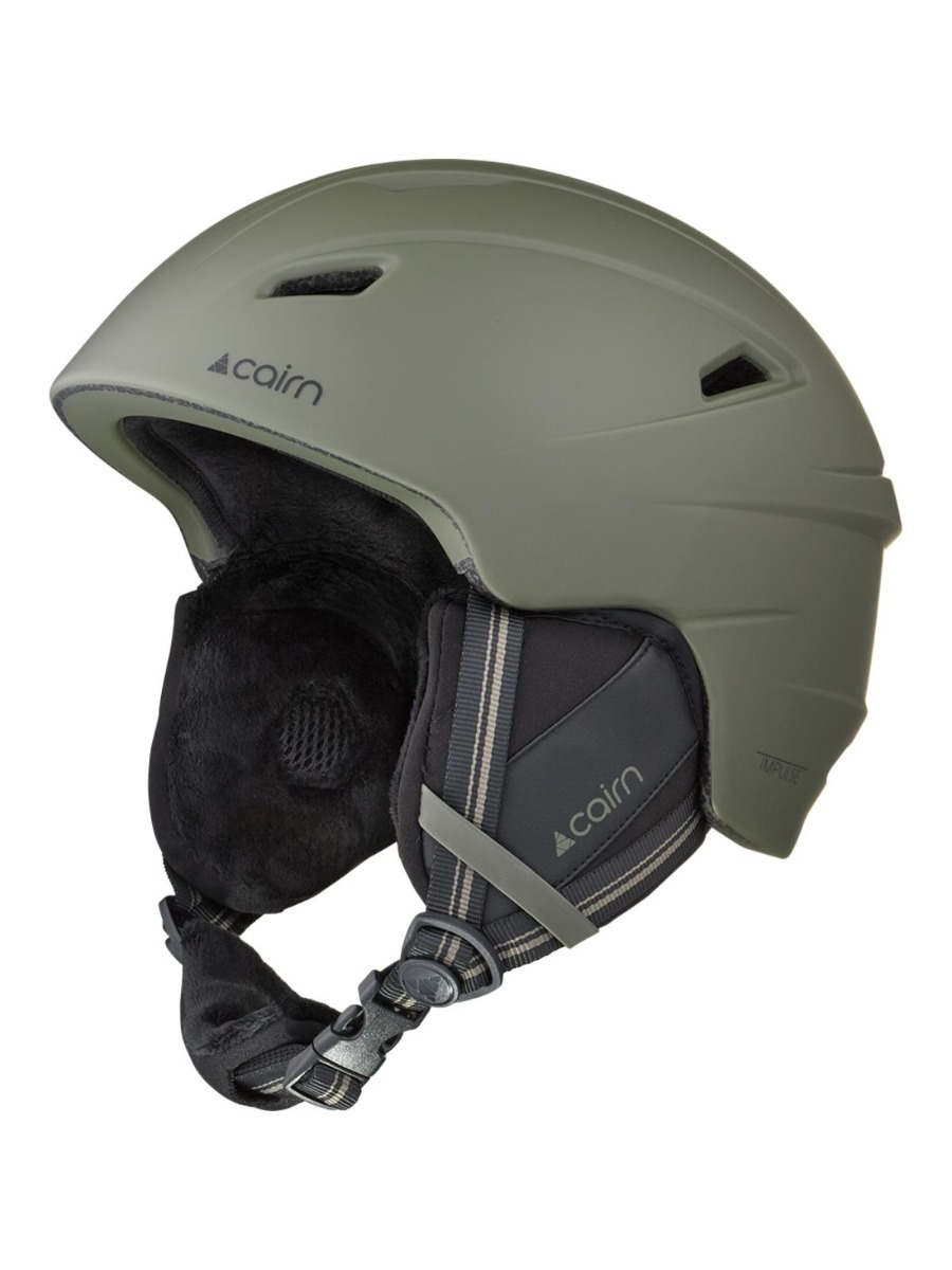 Cairn Skihelm Impulse Mat Khaki-59/60