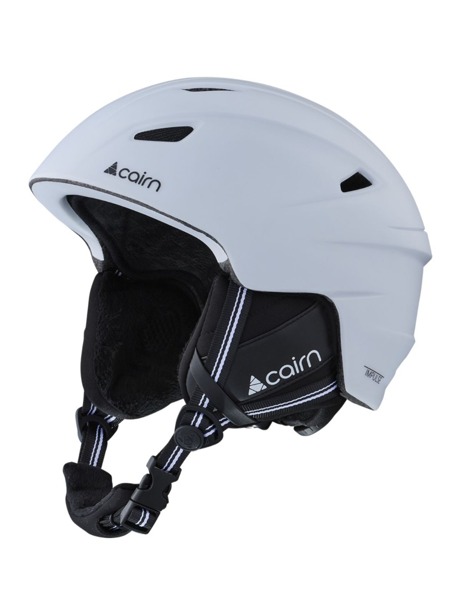 Cairn Skihelm Impulse Mat White-57/58