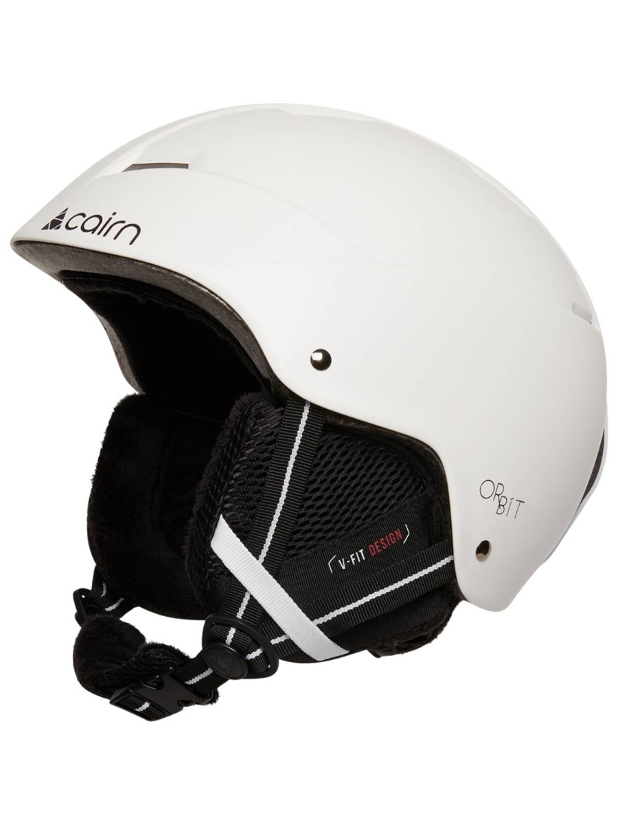 Cairn Skihelm Orbit Mat White-57/58