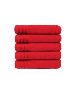 The One Badhanddoek 450 gram 70 x 140 cm Rood