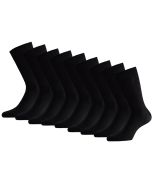 Apollo Bamboe Sokken Hoog Basic Bamboo Zwart 9 paar
