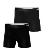 Apollo Heren Bamboe Boxershorts 2-pack Zwart
