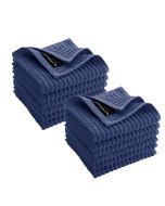 Byrklund Vaatdoek Clean & Shiny Blauw 30 x 30 cm - 12 stuks