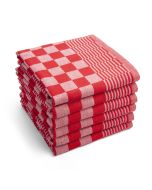 Byrklund Theedoek Clean & Tidy Rood - 6 stuks