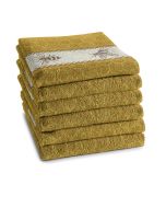 DDDDD Keukendoek Bees Geel 6 stuks