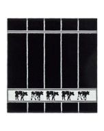 DDDDD Keukendoek Koeien Zwart