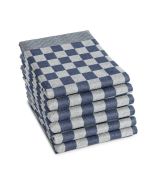 DDDDD Theedoek Barbeque Blauw 6 stuks