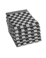 DDDDD Theedoek Barbeque Zwart 6 stuks