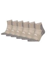HEAD Wandelsokken All Climates Hiking Quarter 6-pack Taupe