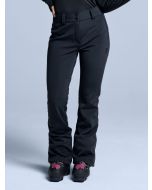 Poederbaas Skibroek Dames Stretch Softshell Zwart