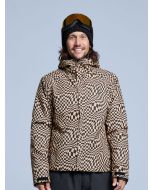 Poederbaas Ski-jas Heren Arty 2L Insulated Warm Sand