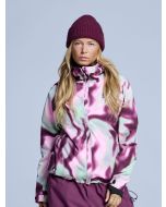 Poederbaas Ski-jas Dames Arty 2L Insulated Tie Dye Pink Multi