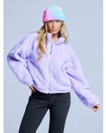 Poederbaas Fluffy Jacket Dames Four Seasons Lila