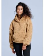 Poederbaas Fluffy Hoodie Dames Four Seasons Warm Sand
