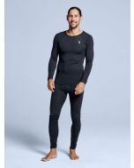 Poederbaas Thermolegging Merinowol Heren Zwart