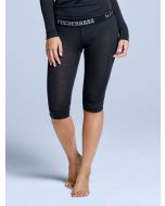 Poederbaas Thermolegging 3/4 Merinowol Dames Zwart