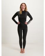 Poederbaas Thermoset Dames Technical - Thermoshirt + Thermolegging - Zwart