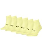 Puma Sport Quartersokken Light 6-pack Geel