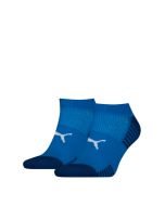 Puma Sport Cushioned Sneakersokken 2-pack Blauw