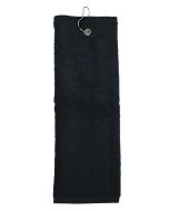 The One Golfhanddoek 450 gram Zwart