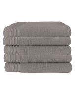 The One Badhanddoek Deluxe Voordeelpakket 70x140 550 gram Taupe (5 stuks)