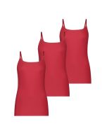 Ten Cate Secrets Spaghetti Top 3-pack Rood