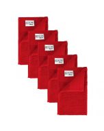 The One Gastendoek Voordeelpakket 500 gram 30x50 cm Rood (5 stuks)