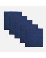 The One Gastendoek Voordeelpakket 450 gram 30x30 cm Navy (5 stuks)