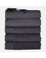 The One Handdoek 450 gram 50 x 100 cm Antraciet