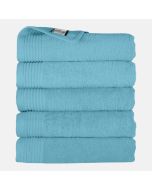 The One Handdoek 450 gram 50 x 100 cm Petrol