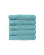 The One Handdoek Deluxe 50x100  550 gr Petrol (5 stuks)