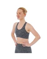 Xtreme Sportswear Sporttop Dames Antraciet Melange op model voorkant