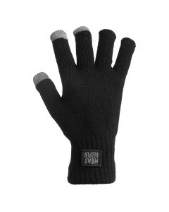 Heatkeeper Thermo Handschoenen Heren met I-Touch Zwart buitenkant hand