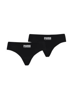 Puma Women Sporty Mesh Brazilian 2p Hang Black